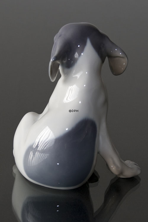 Pointerhvalp, Royal Copenhagen hunde figur nr. 206