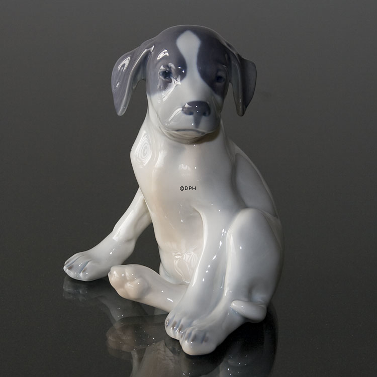Pointerhvalp, Royal Copenhagen hunde figur nr. 206