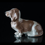 Basset Hound, Royal Copenhagen Hundefigur Nr. 356