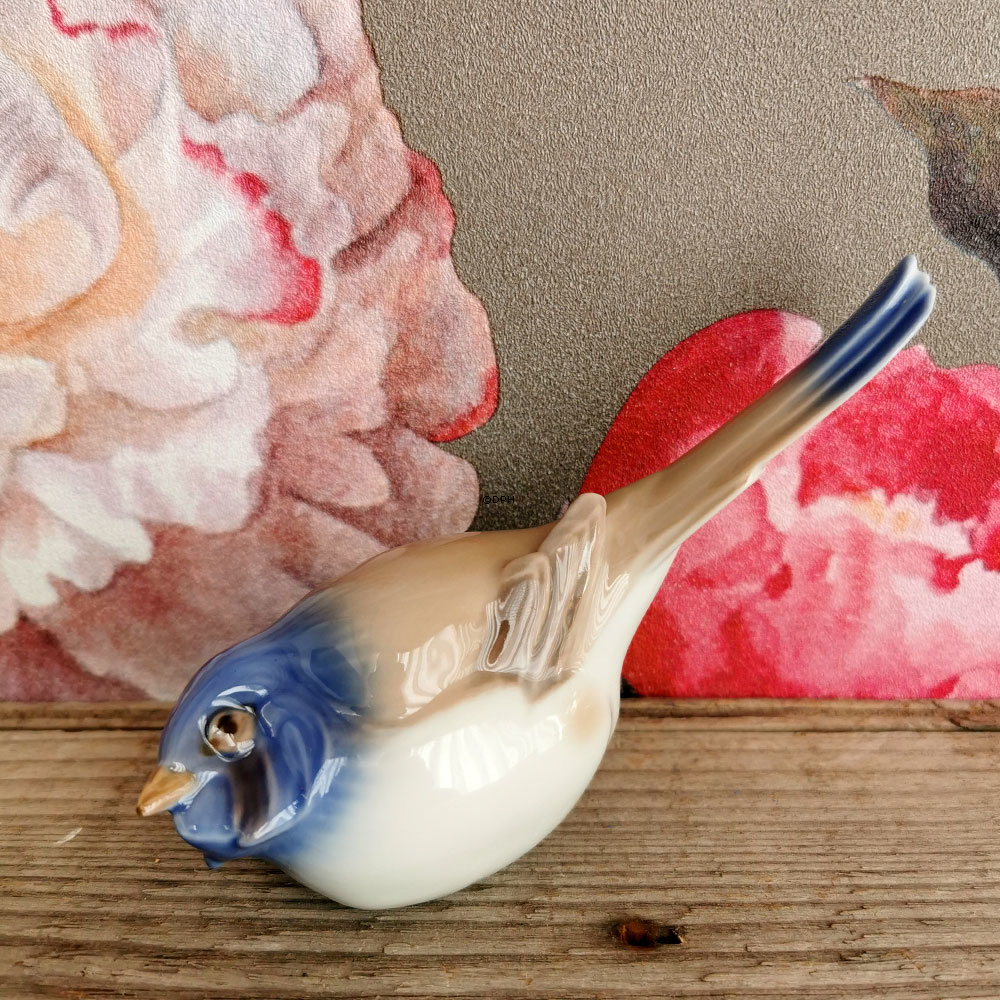 Mejse - (hale op) Optimist. Bing & Grøndahl fugle figur nr. 1633 eller 410