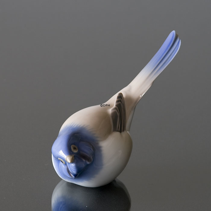 Mejse - (hale op) Optimist. Bing & Grøndahl fugle figur nr. 1633 eller 410