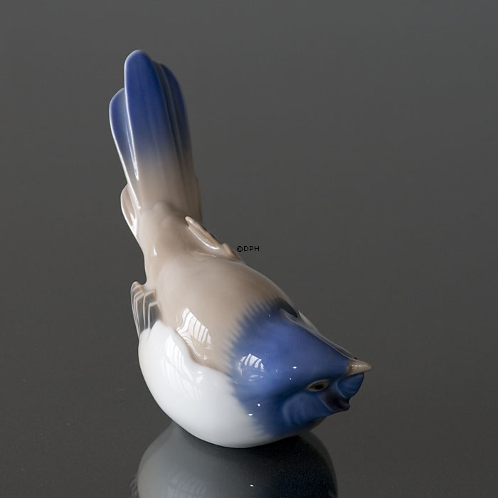 Mejse - (hale op) Optimist. Bing & Grøndahl fugle figur nr. 1633 eller 410