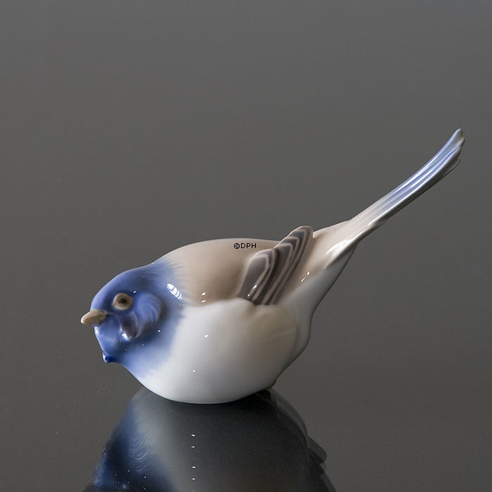 Mejse - (hale op) Optimist. Bing & Grøndahl fugle figur nr. 1633 eller 410