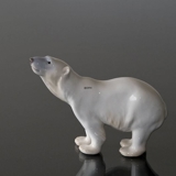 Polar Bear Sniffing, Bing & Grondahl figurine no. 1692 or 417