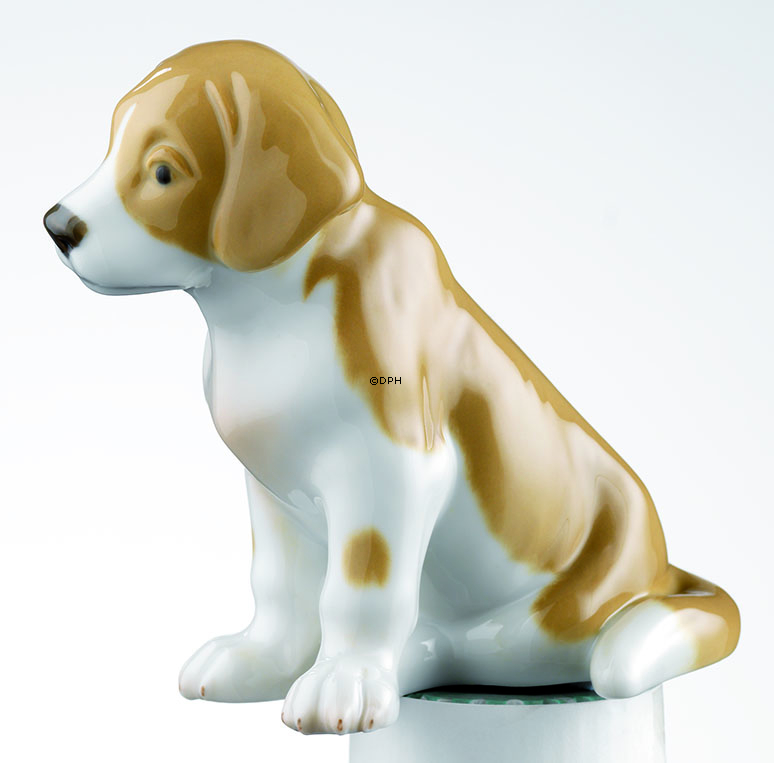 Sanktbernhardshvalp, Bing & Grøndahl hunde figur nr. 1926 eller 439