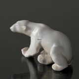 Polar Bear, sitting, Bing & Grondahl figurine no. 2217 or 458