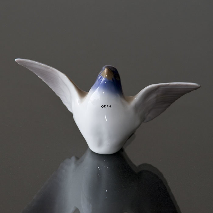 Mejse med udbredte vinger, Bing & Grøndahl fugle figur nr. 2481 eller 481