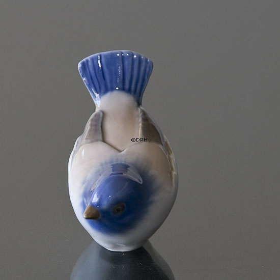 Mejse med hale op, Bing & Grøndahl fugle figur nr. 2484 eller 484