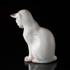 Hvid kat, Bing & Grøndahl figur nr. 2453 | Nr. 1020499 | Alt. B2453 | DPH Trading