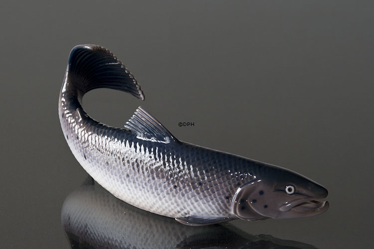 Stor Lakseørred, Bing & Grøndahl figur af fisk nr. 2366 eller 502