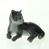 Liegendes Kätzchen, Bing & Gröndahl Katze Figur Nr.2514 oder 514