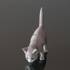 Grå kat med løftet hale, Bing & Grøndahl kattefigur nr. 2517 | Nr. 1020517 | Alt. B2517 | DPH Trading