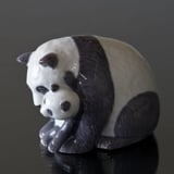 Panda mit Junge, mütterliche Liebe, Royal Copenhagen Figur Nr. 666