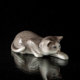 Leo, Cat on the prowl, Royal Copenhagen figurine no. 686