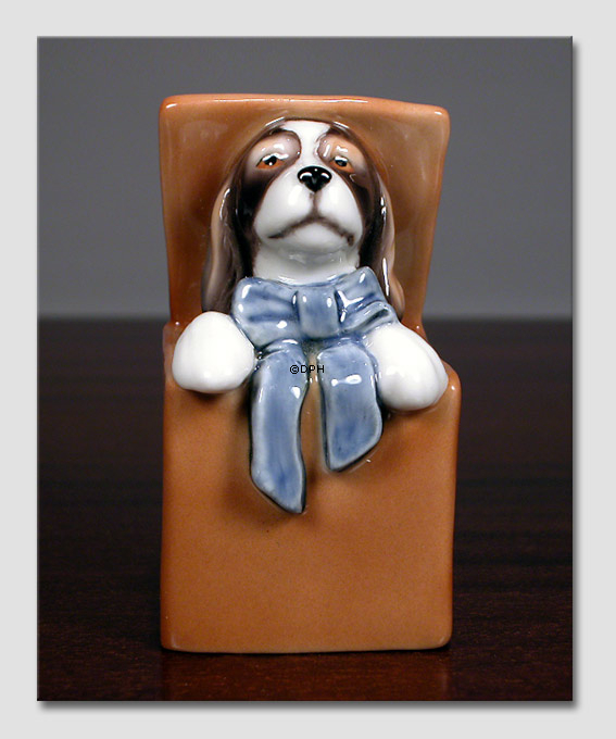 Cocker Spaniel, Royal Copenhagen hunde figur nr. 751