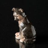 Deutscher Schäferhund Welpe sitzt, Royal Copenhagen Hund Figur Nr. 754