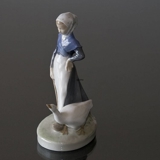 Little girl with geese walking along, Royal Copenhagen figurine no. 528 or 067