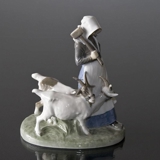 Girl walking with Goats and Hammer, Royal Copenhagen figurine no. 694 or 069