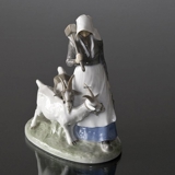 Girl walking with Goats and Hammer, Royal Copenhagen figurine no. 694 or 069