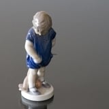 Boy with Teddy Bear, Royal Copenhagen figurine no. 3468 or 144