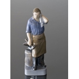 Blacksmith a hard days work, Royal Copenhagen figurine no. 4502 or 151