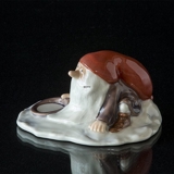 Pixie with Porridge, Wiberg, Royal Copenhagen Christmas figurine no. 370