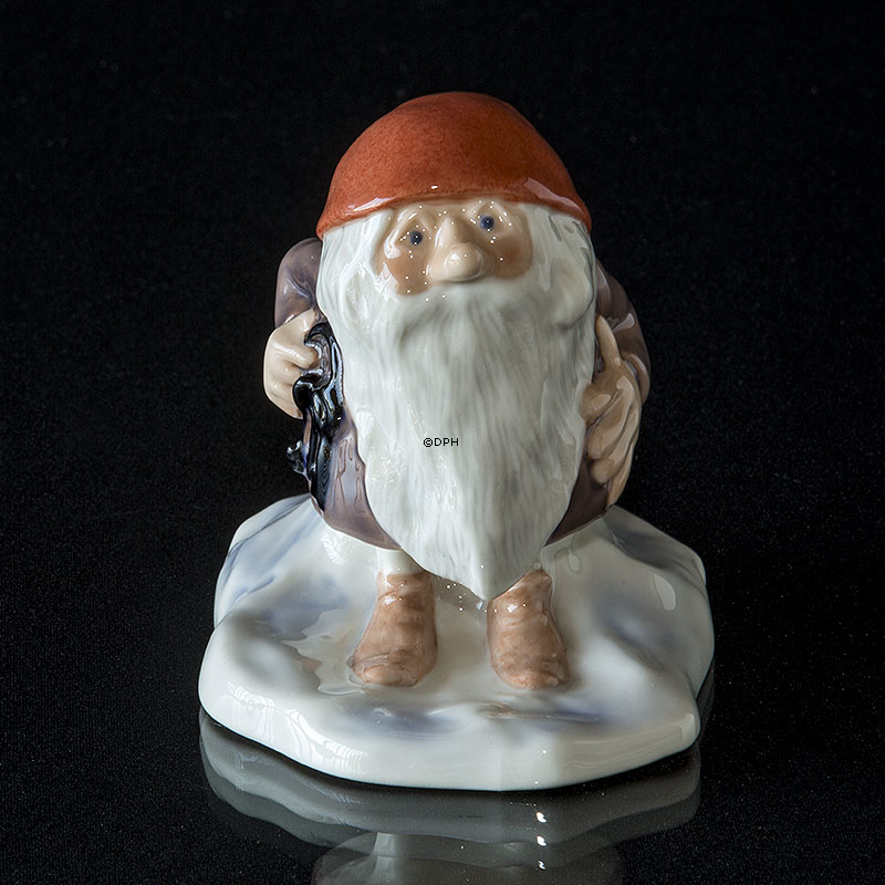 Nisse med nøgle, Wiberg, Royal Copenhagen julefigur nr. 371
