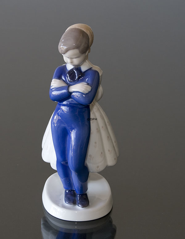 Hans og Trine, Undskyld, Pige og dreng, Bing & Grøndahl figur nr. 2372 eller 490