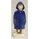 Boy with Raincoat, Bing & grondahl figurine no. 2532 or 532