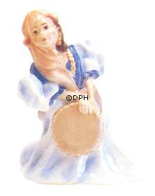 Royal Copenhagen figur af udklædt pige nr. 548