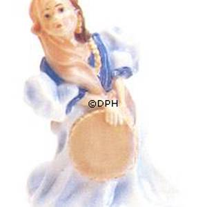 Royal Copenhagen figur af udklædt pige | Nr. 1021548 | Alt. b2548 | DPH Trading