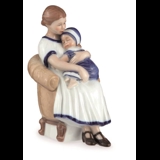 Else with her mother in armchair, Royal Copenhagen figurine no. 670