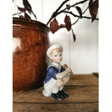 Jens with Icecream, Royal Copenhagen figurine no. 680