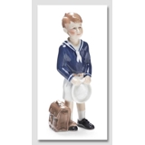 Jens´ første skoledag, Royal Copenhagen figur nr. 685