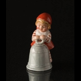 Pixie with Bell, Royal Copenhagen Christmas figurine no. 763