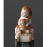 Nisse på kælk, Royal Copenhagen jule figur nr. 764