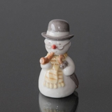 Schneemann, Großvater mit Pfeife, Royal Copenhagen Winter Figur Nr. 766