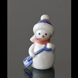 Snowman Boy with Shovel, Royal Copenhagen winter series figurine no. 770
