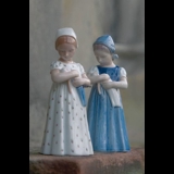 Mary Girl in blue dress, Bing & Grondahl figurine no. 2721 or 561