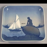 Tray with The Little Mermaid, Bing & grondahl no. 1300-6531 or 322
