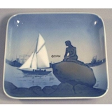 Tray with The Little Mermaid, Bing & grondahl no. 1300-6531 or 322