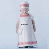 Else, Pige med hvid kjole med rosa bort, Bing & Grøndahl figur