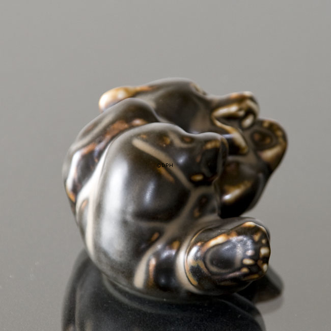 Bjørneunge, stentøjsfigur, Royal Copenhagen nr. 21432 eller 232