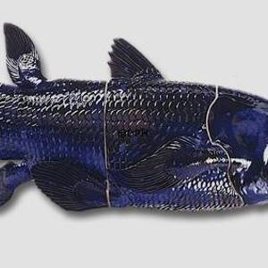 Blå fisk, lige, Royal Copenhagen figur | Nr. 1060311 | Alt. 1060311 | DPH Trading