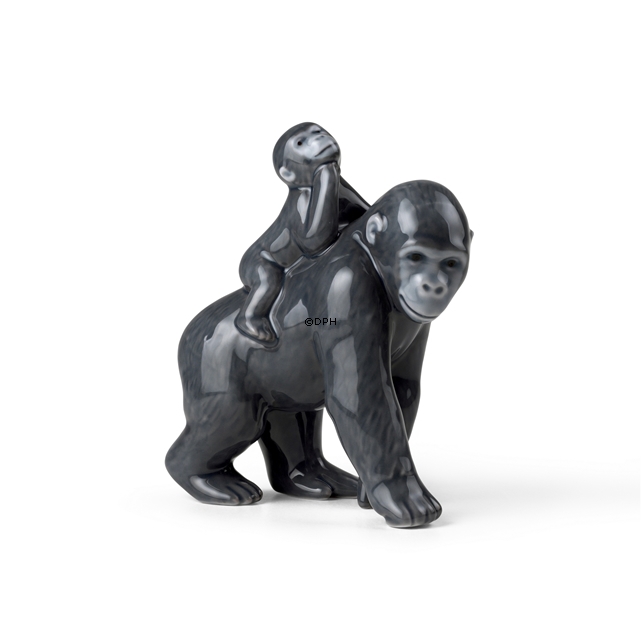Royal Copenhagen årsfigur 2023, Gorilla med unge