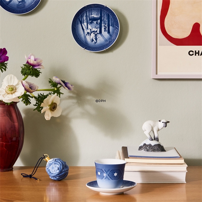 2023 Royal Copenhagen Termokop med underkop 26cl.