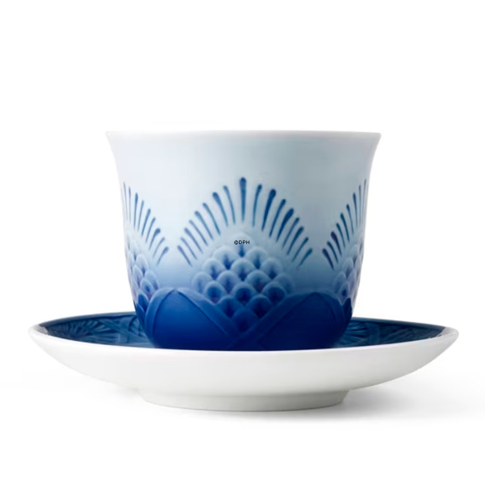 2024 Royal Copenhagen Termokop med underkop 26cl.