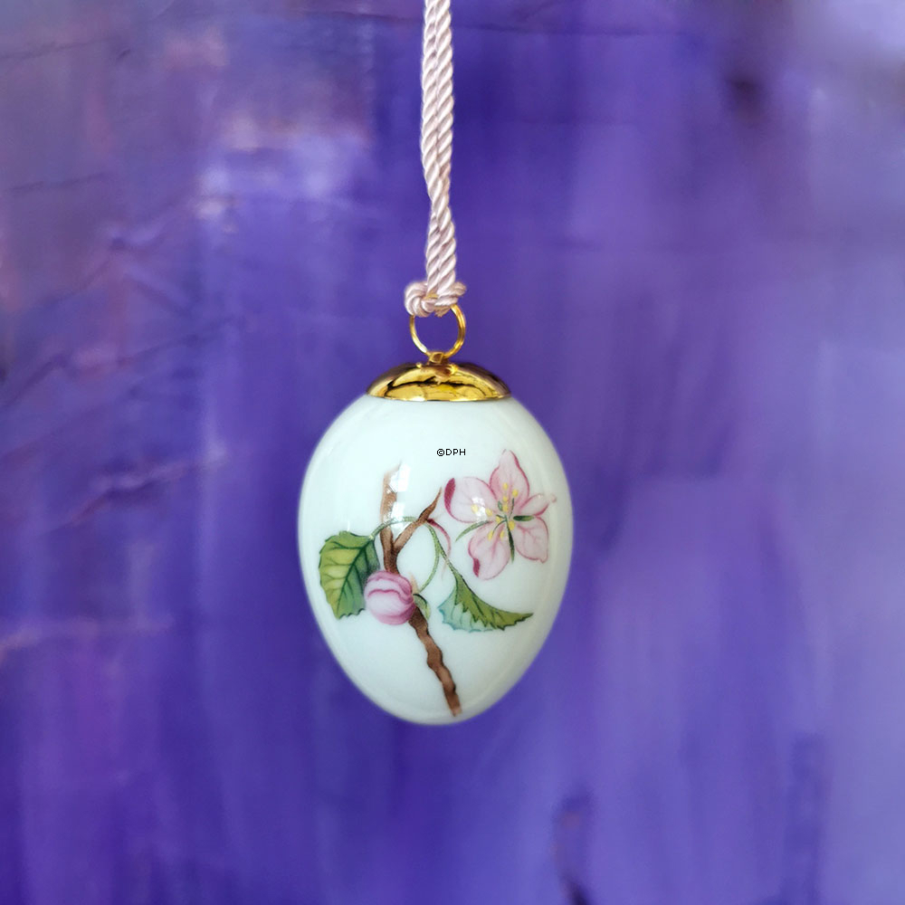 Påskeæg med æbleblomst knopper, Royal Copenhagen påske 2024