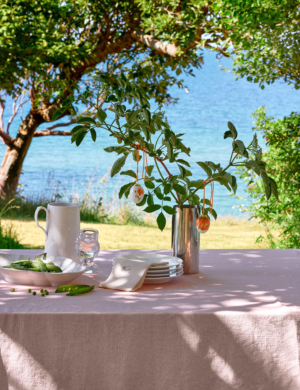 Påskeæg med tagetes knopper, Royal Copenhagen påske 2024