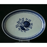 Royal Copenhagen/Aluminia  Tranquebar, blue, Oval Dish no. 11/1102